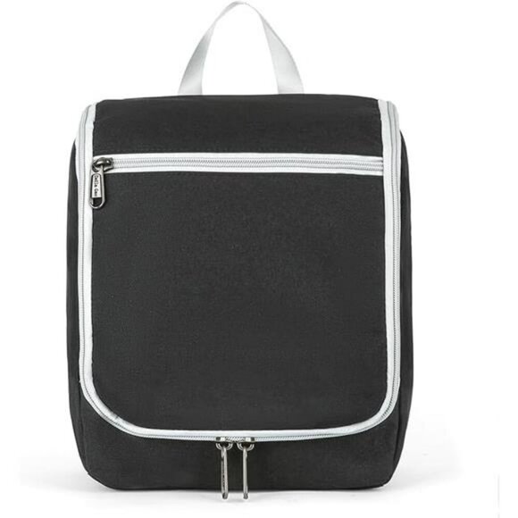 Water Repellent Hanging Toiletry Bag Travel Organizer Makeup Shaving Case - Picture 7 of 7